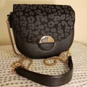 ystrdy Crossbody Faux Fur evening bag